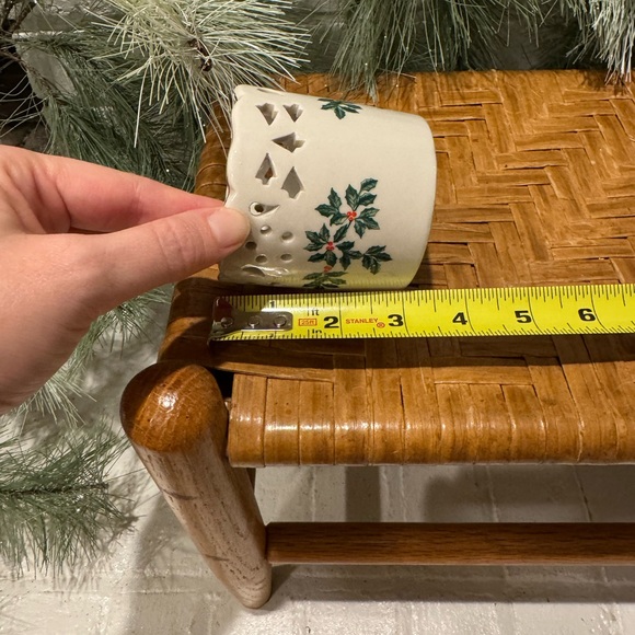 Vintage Formalities Baum Bros Holly Berry Votive Holder - Picture 2 of 2